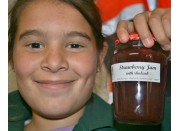 STRAWBERRY & RHUBARB JAM  300 ml From Happy Pantry Katikati